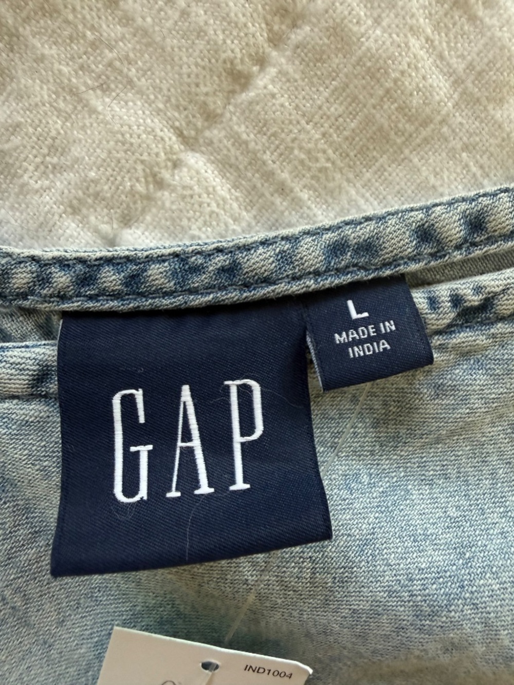 GAP Denim Tiered Top - Picture 4 of 7